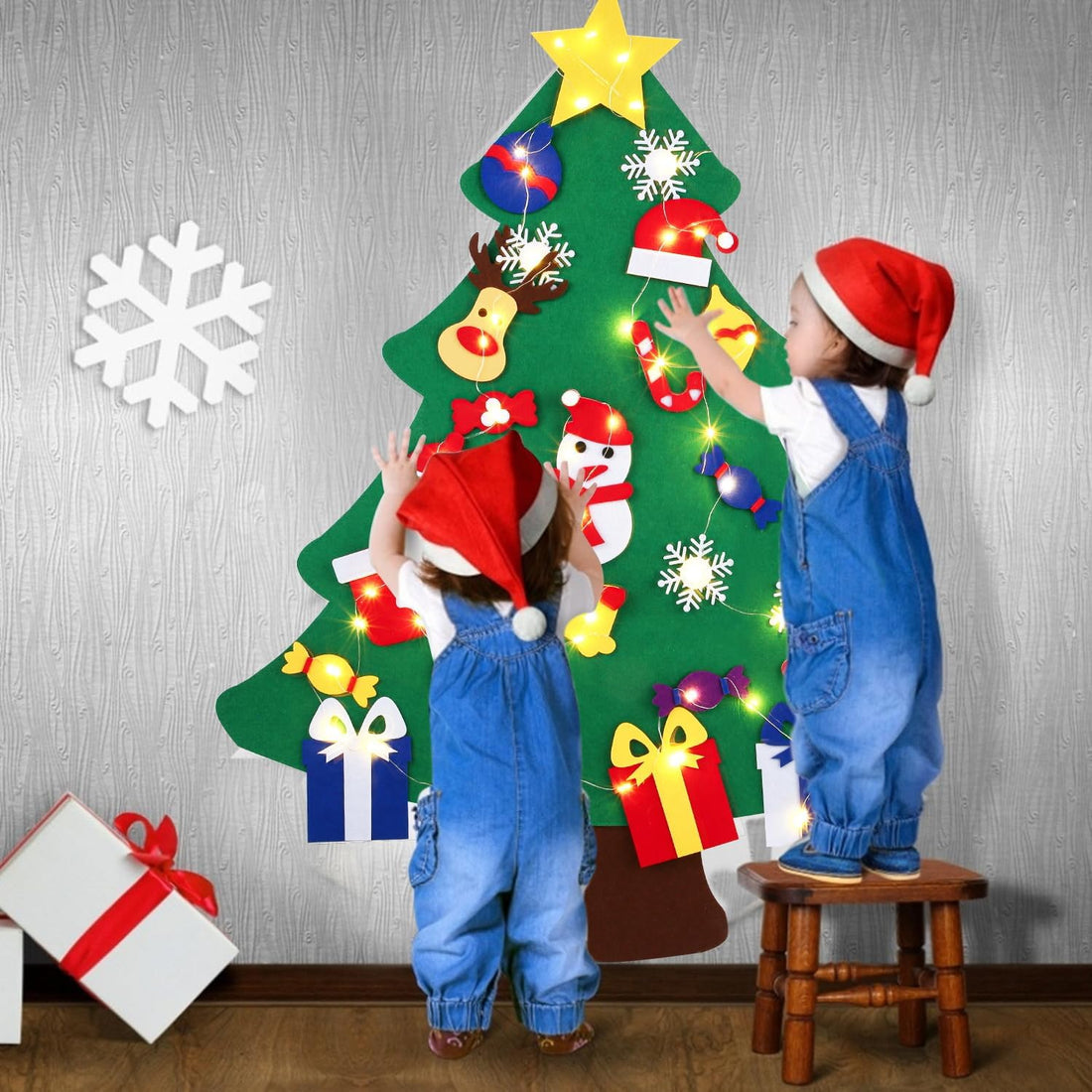 DIY Felt Christmas Tree for Kids