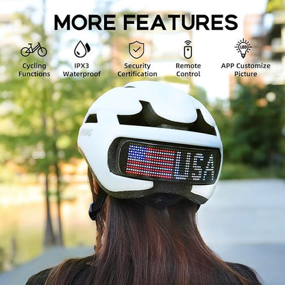 Smart Bike Helmet with Intelligent App Control & Built-In Safety System