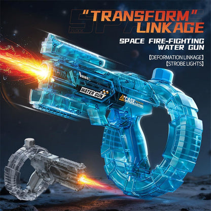 Electric Water Gun Toy – Automatic High-Speed Blaster with Light & Sound Effects