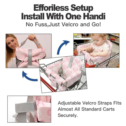 Padded Shopping Cart Cover for Baby & Toddler
