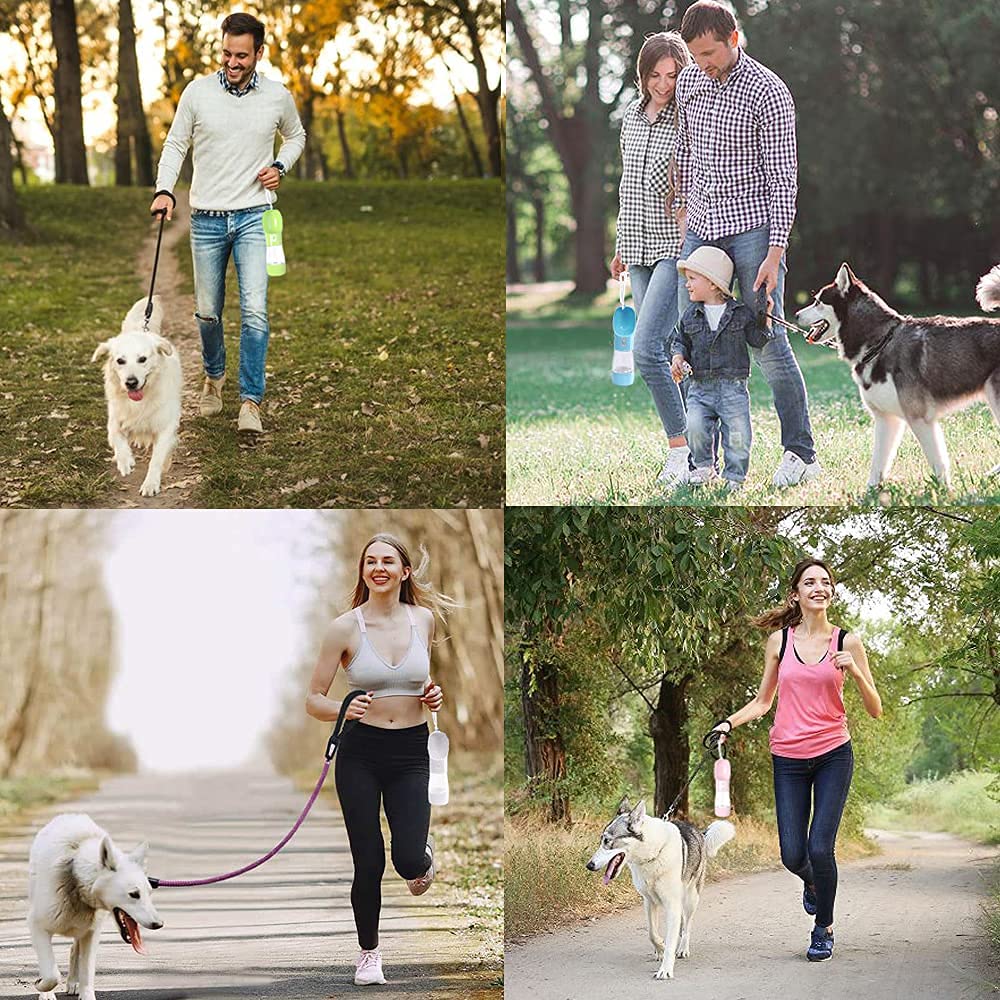 3-in-1 Portable Dog Water & Food Bottle