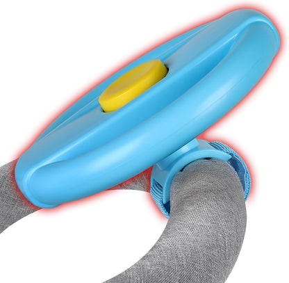 Accmor Pretend Driving Steering Wheel Toy – Universal Stroller & Cart Attachment