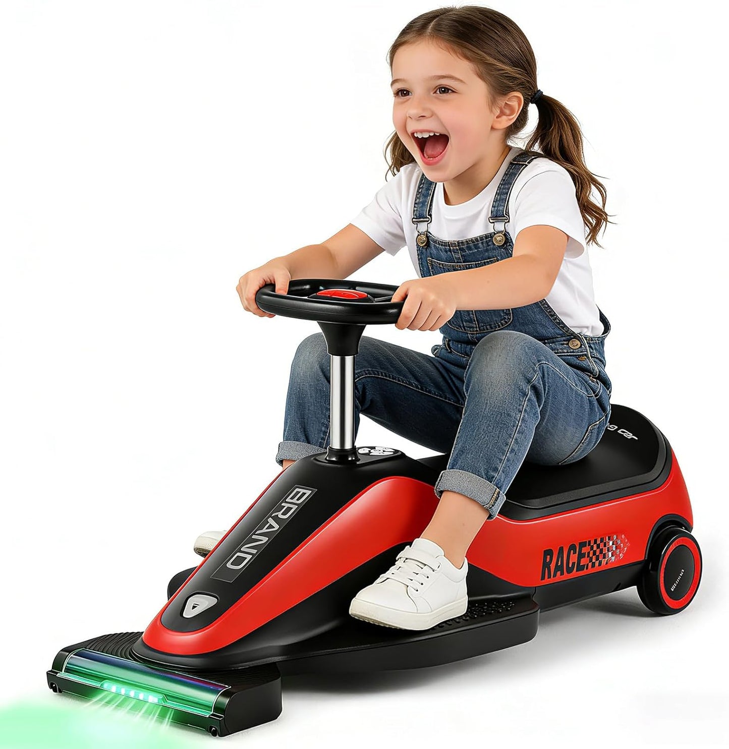 Kids Ride-On Go Kart with Vacuum Function – 12V Electric Car for Toddlers
