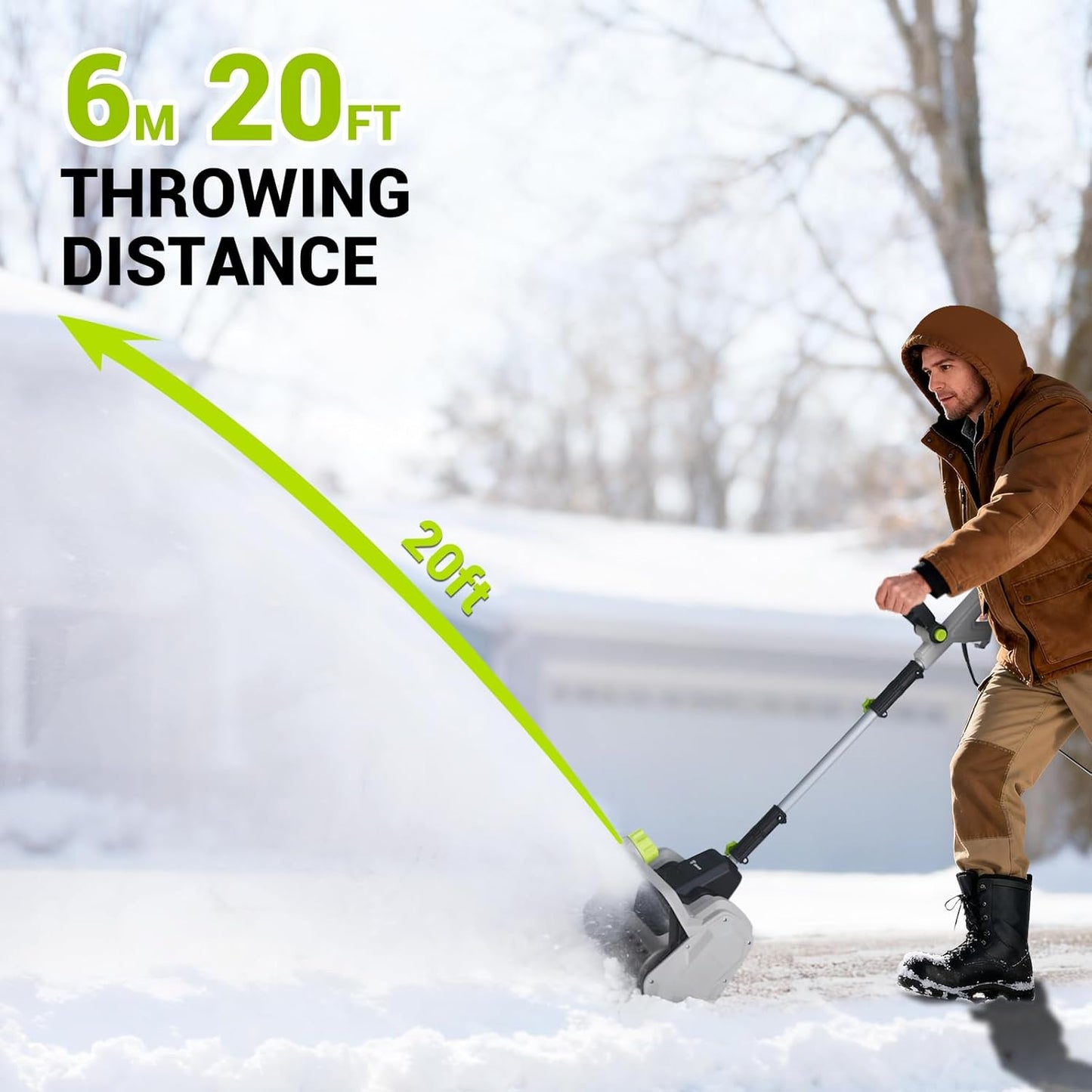 14-Inch Corded Electric Snow Blower