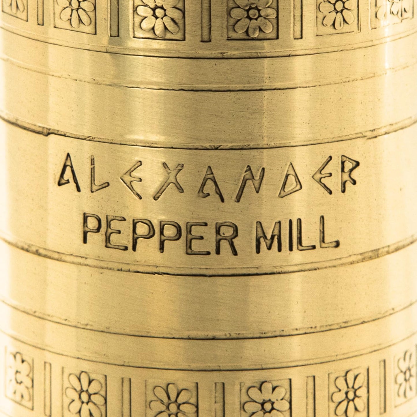 Heritage Manual Brass Pepper Mill