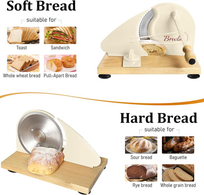Manual Bread Slicer for Homemade Sourdough Bread,