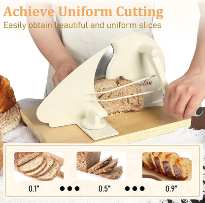 Manual Bread Slicer for Homemade Sourdough Bread,