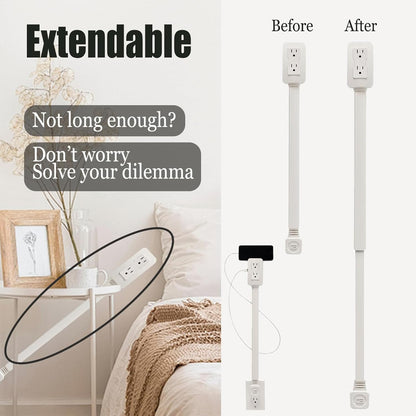 FlexCharge Rotating Outlet Extender