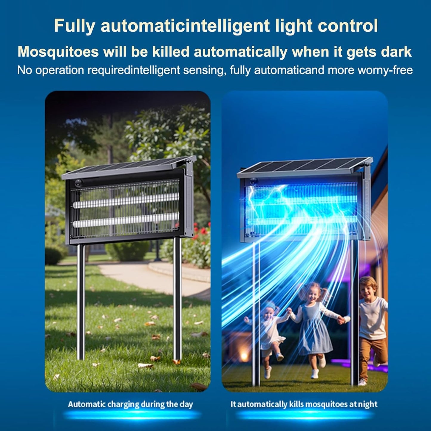 17.7 * 9.8 * 7.1in Bug Zapper Outdoor - Mosquito Repellent Outdoor Patio