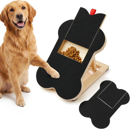 Dog Nail Scratch Board with Treat Dispenser