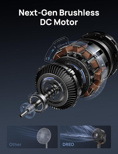 Oscillating Tower Standing Fan for Bedroom