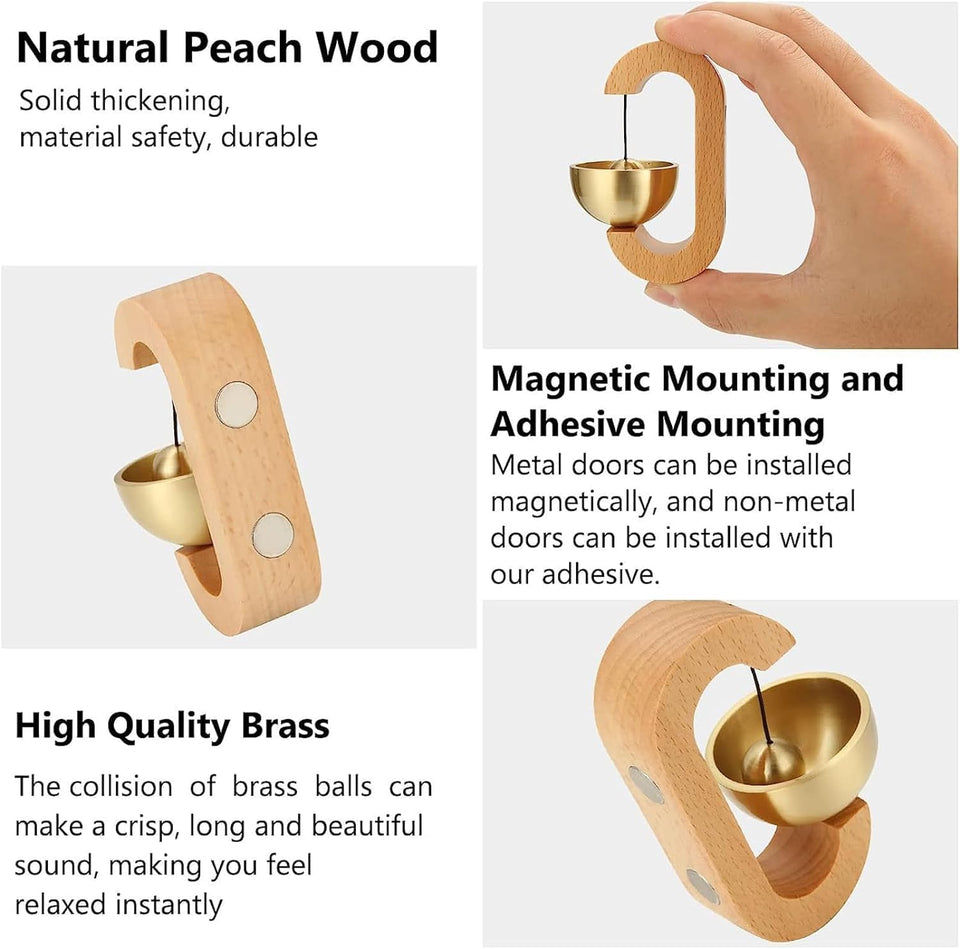 Magnetic Wooden DoorBell