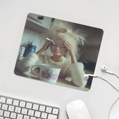 Funny Face Mouse Pad – Anti-Slip Office & Gaming Mouse Pad Desk Gift