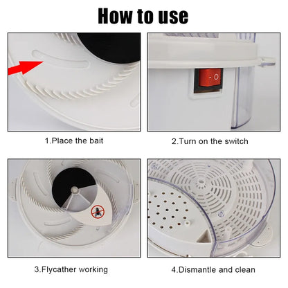 Electric Pest Repeller USB Insect Catcher: Indoor/Outdoor Pest Control, Automatic Fly Catcher, Non-Toxic Solution