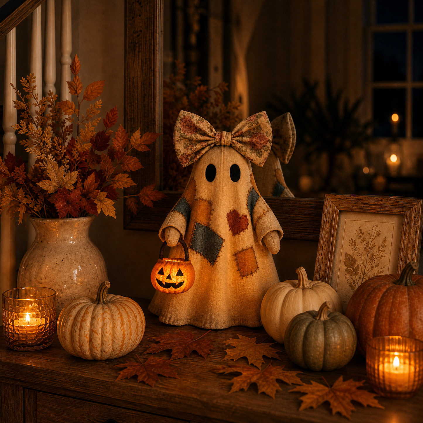 PatchGlow Vintage Ghost Lantern