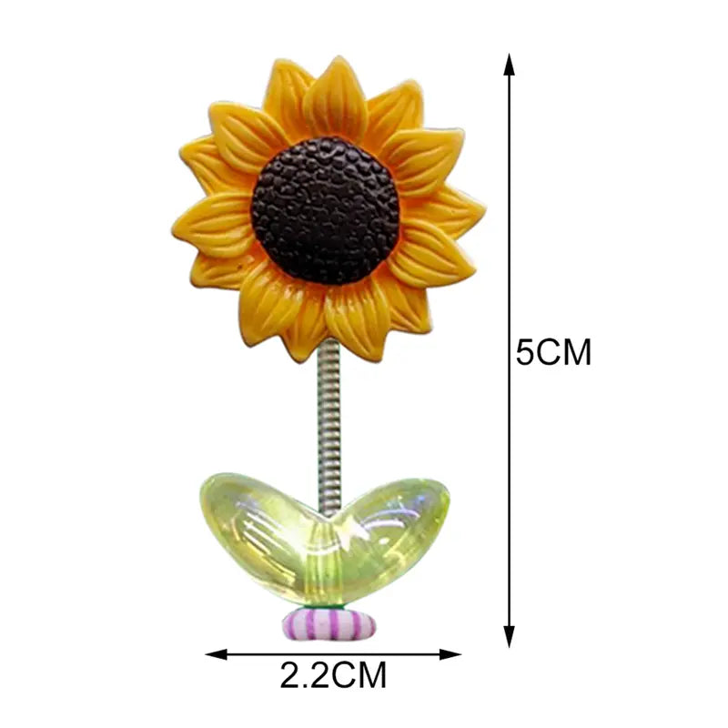 Mini Shaking Sunflowers for Car Dashboard