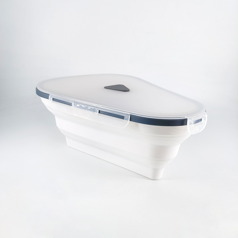 Silicone Folding Adjustable Triangular Pizza Box