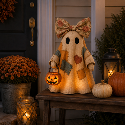 PatchGlow Vintage Ghost Lantern