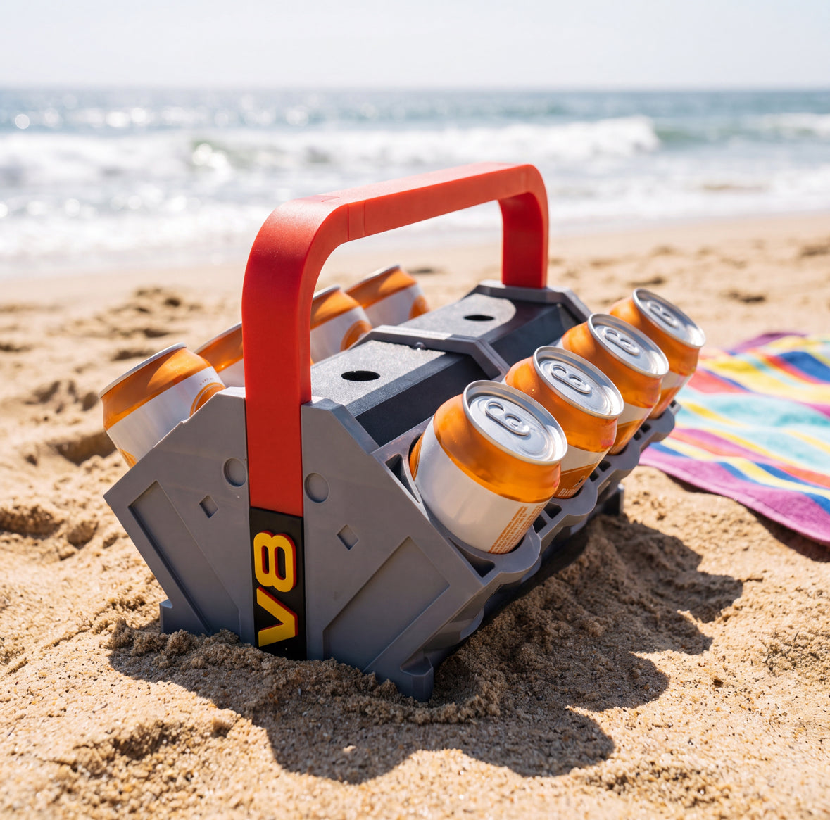 Engine Crate Can Carrier – Heavy-Duty Beverage Holder