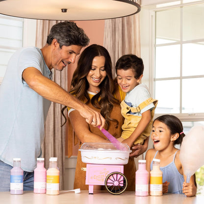 SweetSpin Cotton Candy Maker – Countertop Cotton Candy Machine with Reusable Cones & Sugar Scoop