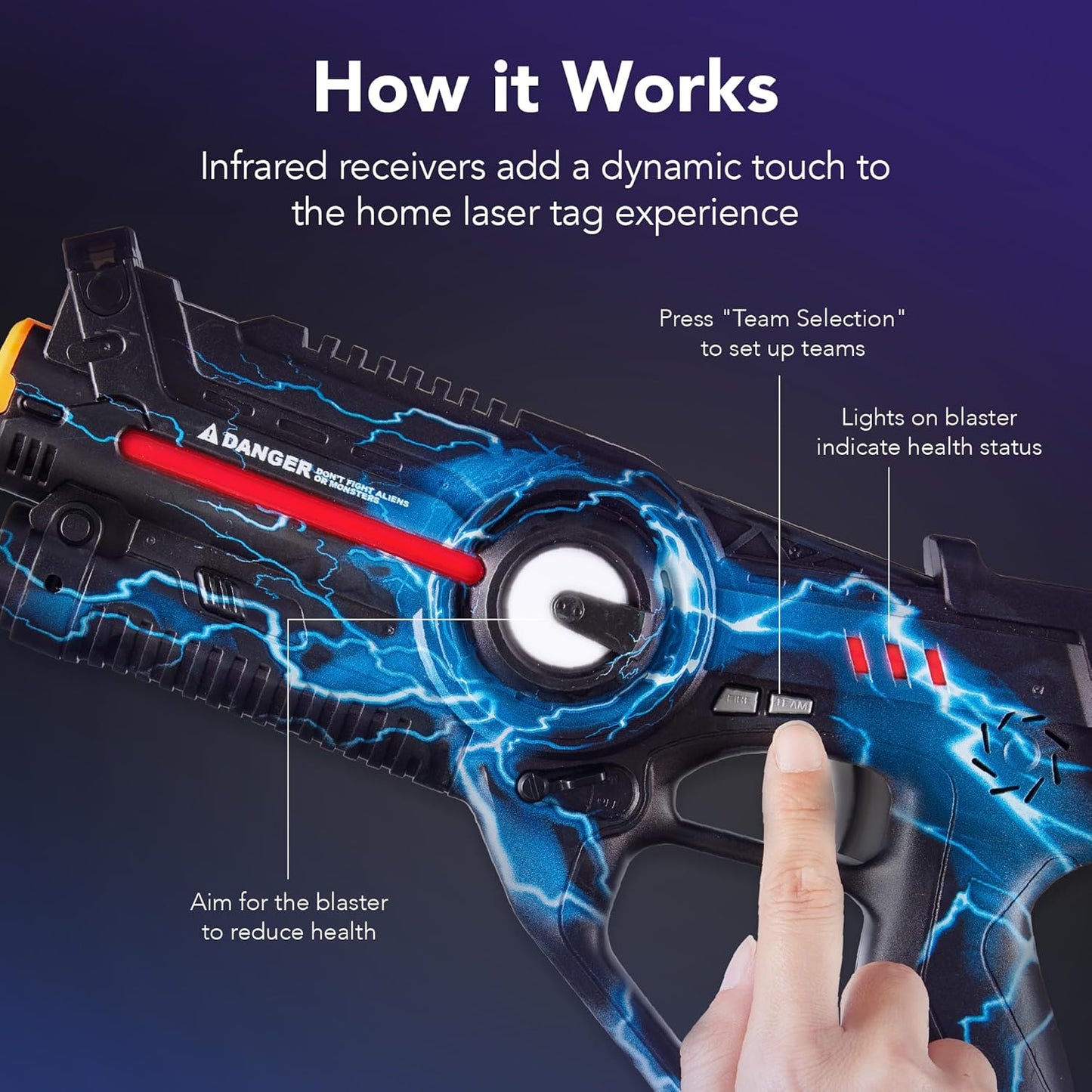Rechargeable Laser Tag Blasters (Limited Stock)