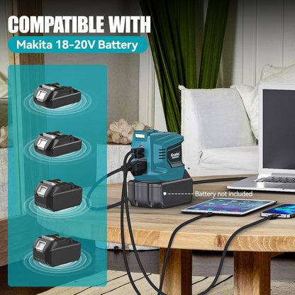 220W Portable Power Inverter for DeWALT 20V Battery