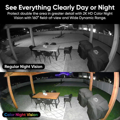 Bulb Cam Security Camera – 2K HD Smart Light Bulb Camera with Motion Detection & Night Vision