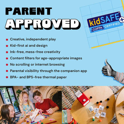 AI Voice Sticker Maker for Kids – Portable Thermal Printer Set