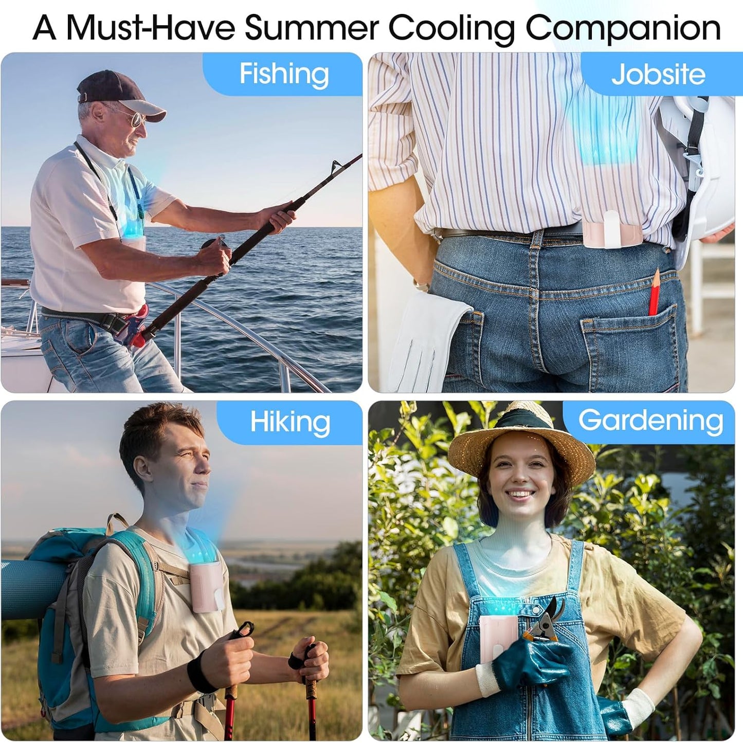 TurboBreeze Wearable Fan