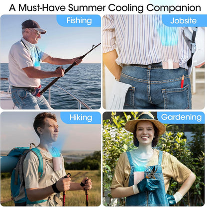 TurboBreeze Wearable Fan