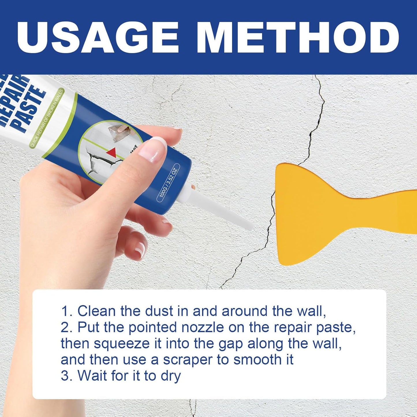 Quick Drying Wall Repair Cream