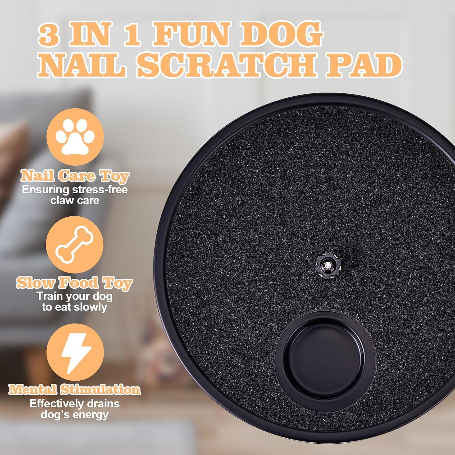 PawSpin 3-in-1 Dog Nail Scratch Board