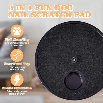 PawSpin 3-in-1 Dog Nail Scratch Board