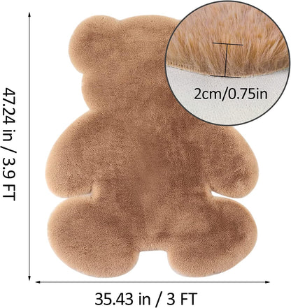 CuddleNest Bear Shag Area Rug