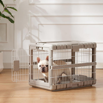 FoldPaws™ 28" Collapsible Rolling Dog Crate