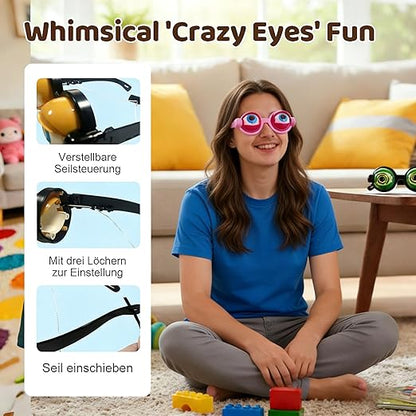 Funny Glasses with Winking Eye Mechanism