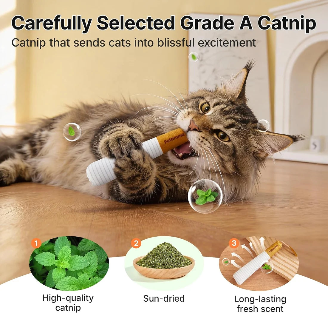 PurrPuff Catnip Chew Toy Set