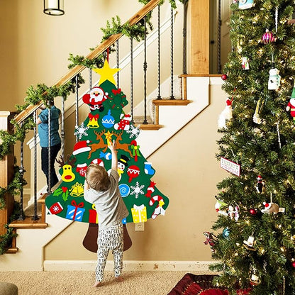 DIY Felt Christmas Tree for Kids