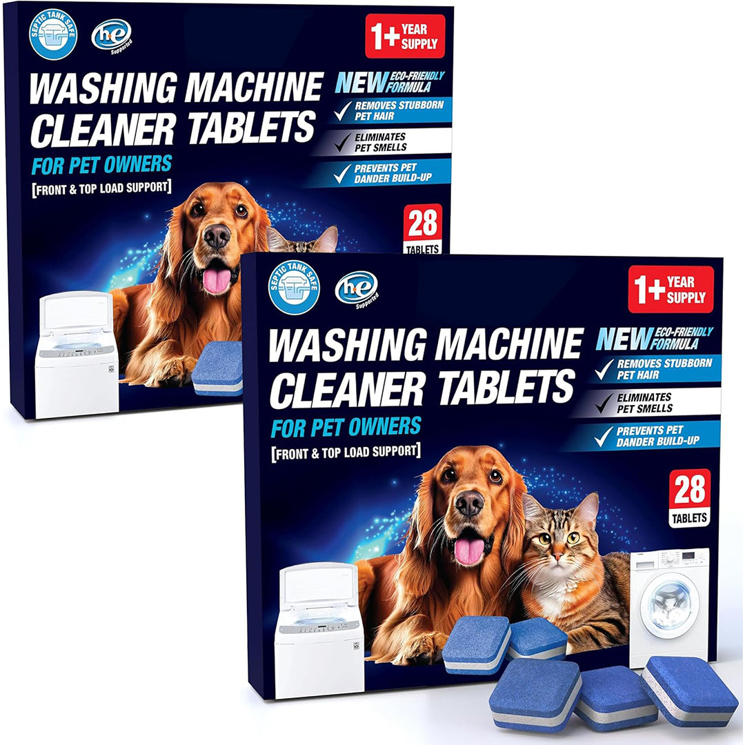 Washing Machine Cleaner Pro Tablets for Pet Owners