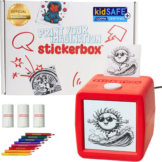 AI Voice Sticker Maker for Kids – Portable Thermal Printer Set