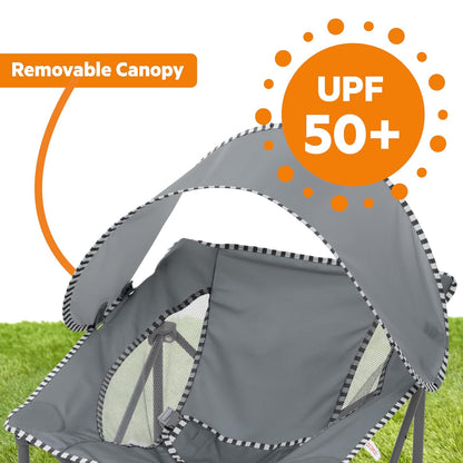 Portable Baby Travel Chair with UPF 50+ Canopy