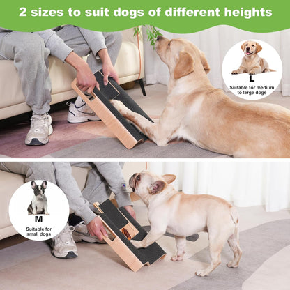M-Shaped Dog Nail Scratch Pad with Treat Box – Large Dog Nail File & Shortener, Interactive Pet Grooming Toy for Healthy Paws