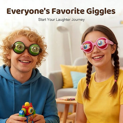 Funny Glasses with Winking Eye Mechanism