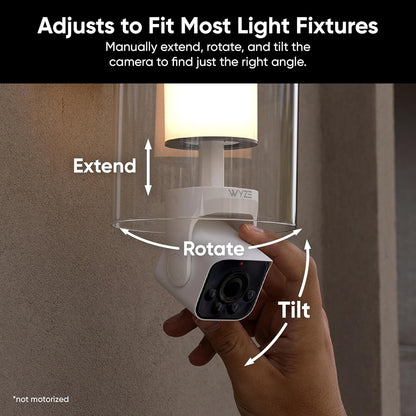 Bulb Cam Security Camera – 2K HD Smart Light Bulb Camera with Motion Detection & Night Vision