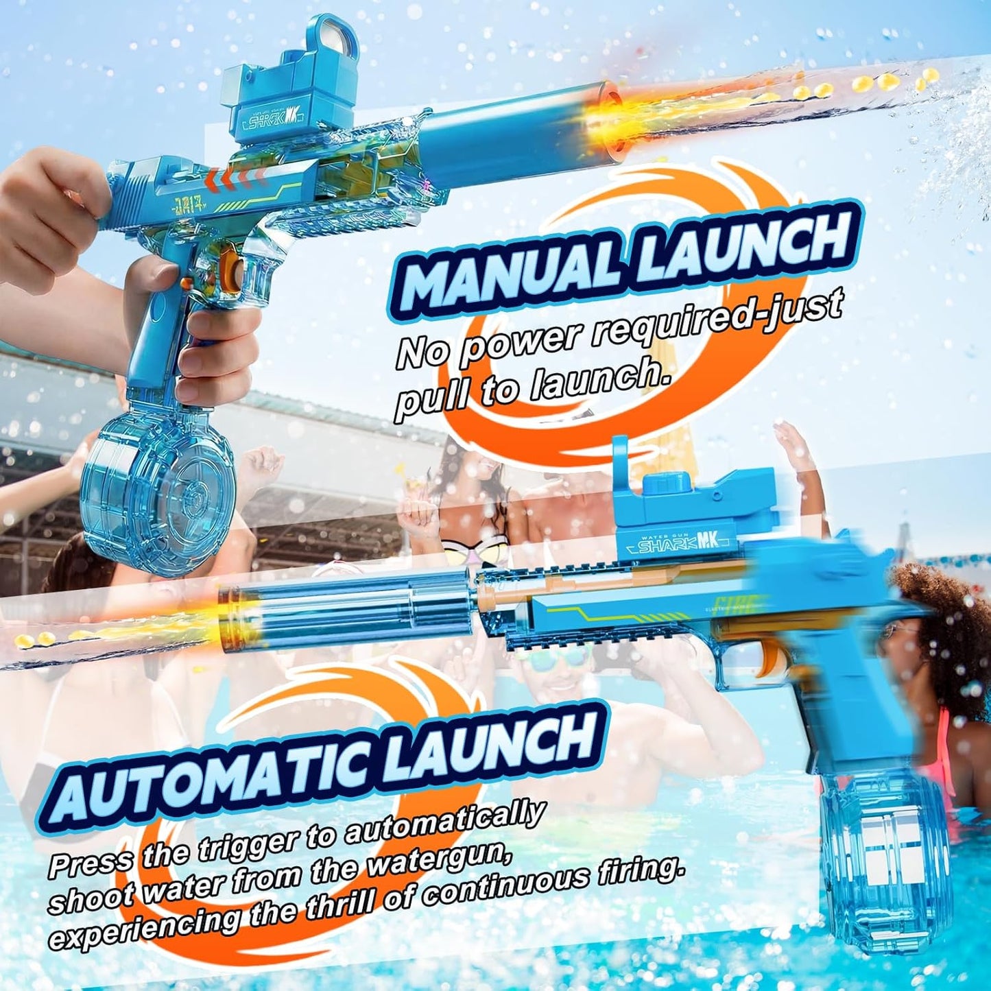 Electric Desert Eagle Water Gun