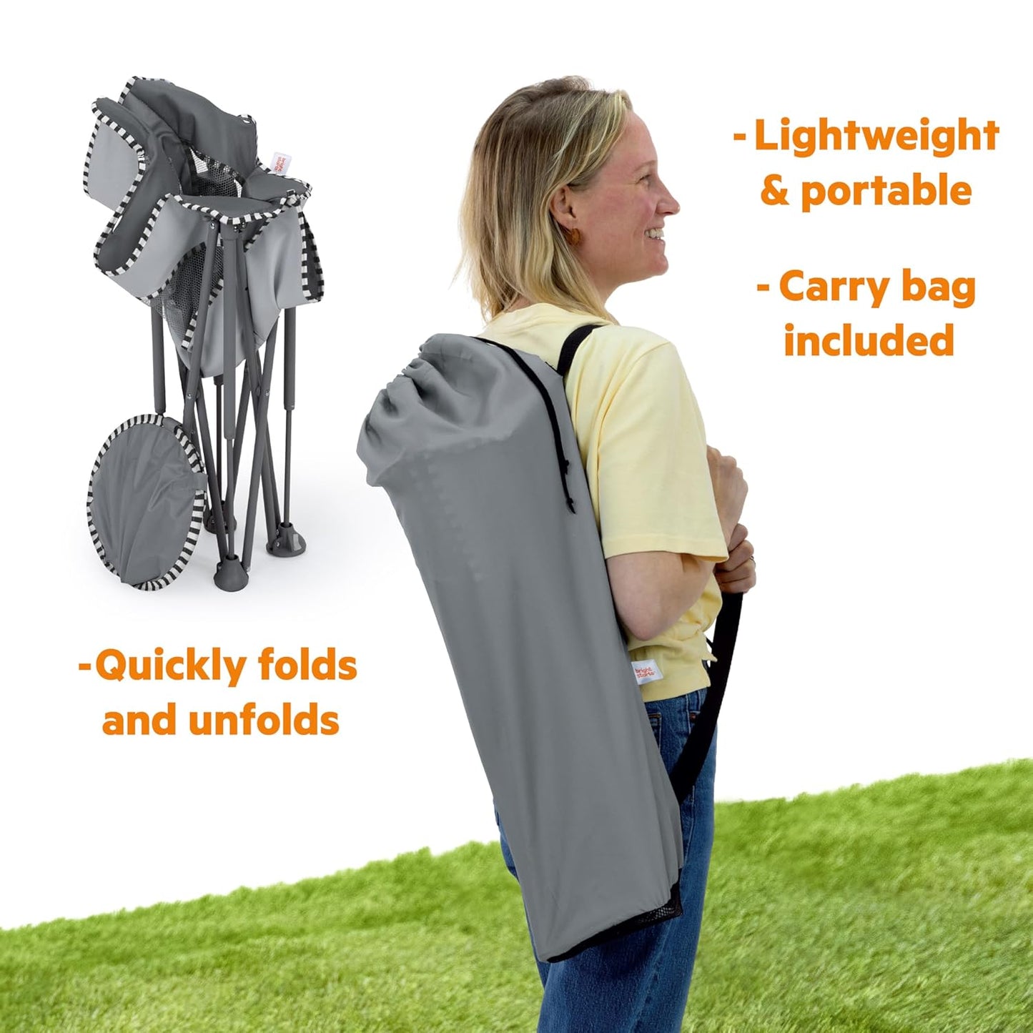 Portable Baby Travel Chair with UPF 50+ Canopy