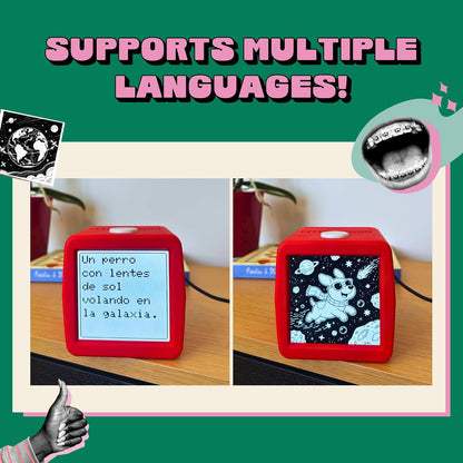 AI Voice Sticker Maker for Kids – Portable Thermal Printer Set