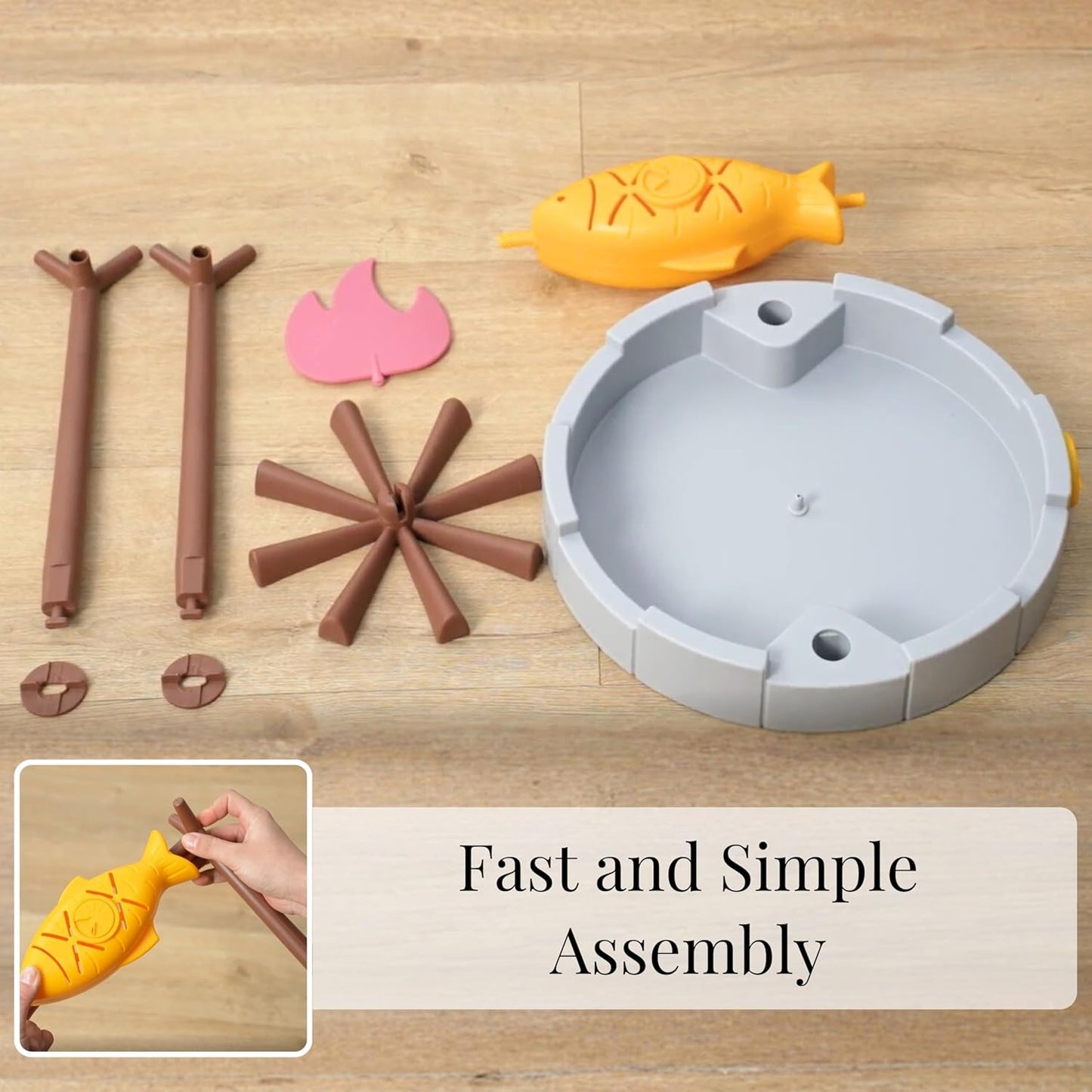 Petpals 11" Fish-Shaped Cat Treat Dispenser Toy, Slow Feeding Dry Food Bowl & Interactive Snack Puzzle for Cats