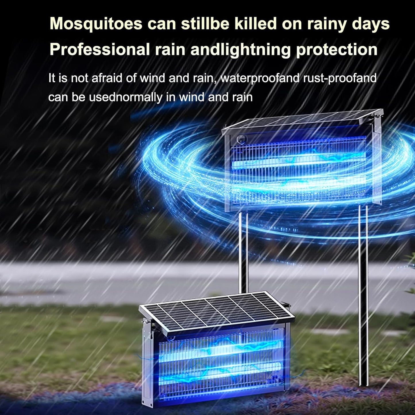 17.7 * 9.8 * 7.1in Bug Zapper Outdoor - Mosquito Repellent Outdoor Patio