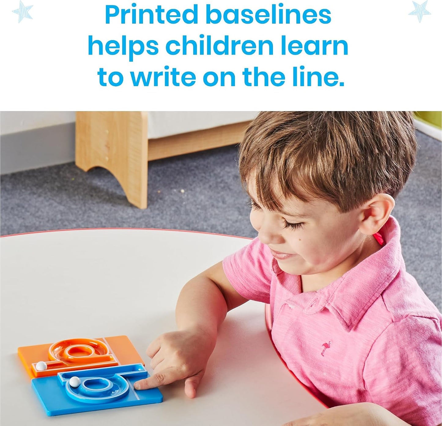 Alphabet Marble Tracing Boards – Lowercase Letter Learning Set for Preschool & Kindergarten